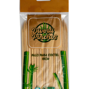 Palo para coctel o brocheta. 15cm / 100u.