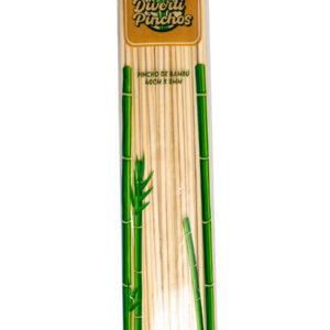 Pinchos de bambú 40cm x 5mm 50u.