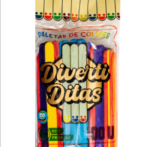 Paletas de colores 100u