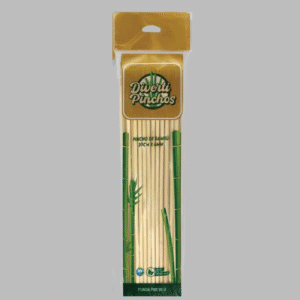 Pinchos de bambú 34cm x 5mm 50u.