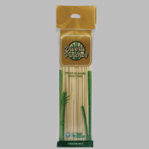 Pinchos de bambú 30cm x 5mm 100u.