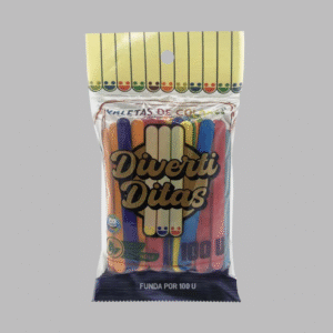 Paletas de colores 100u