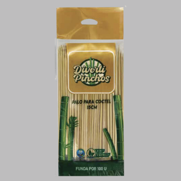 Palo para coctel o brocheta. 25cm / 100u. - Image 2