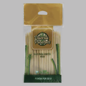 Palo para coctel o brocheta. 10cm / 100u.
