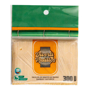 FDA. DE PALILLO DE DIENTES BAMBU, 300u.