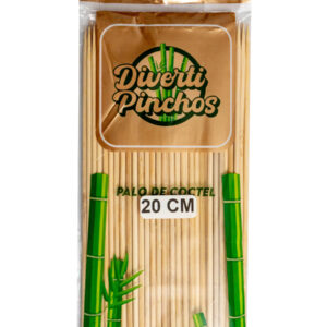 PALO PARA COCTEL (BROCHETA), 20cm. 100u. DIVERTIPINCHO